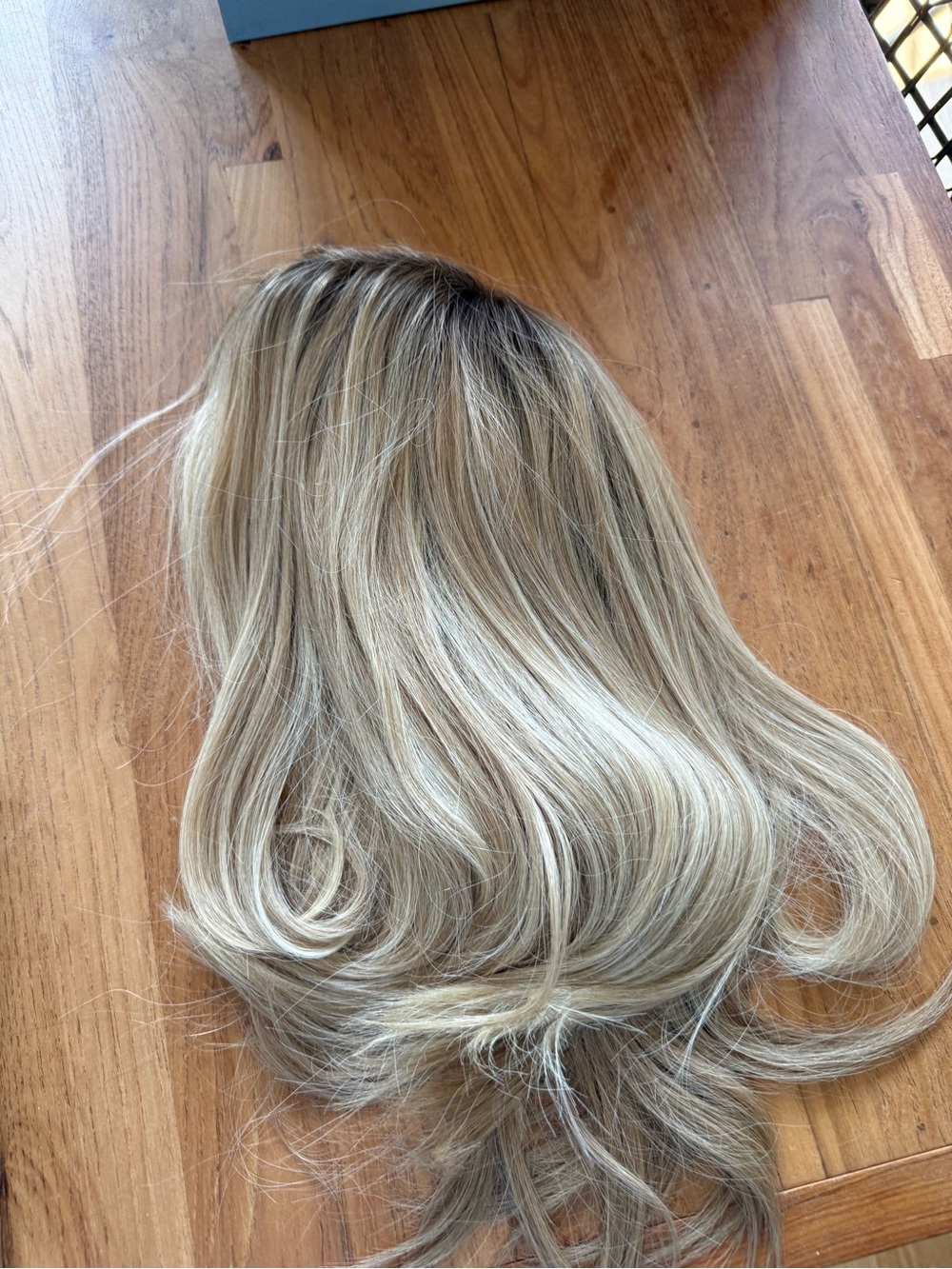 Blonde human hair wig (smart lace)
